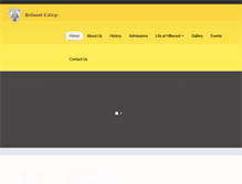 Tablet Screenshot of hillwoodcollege.com